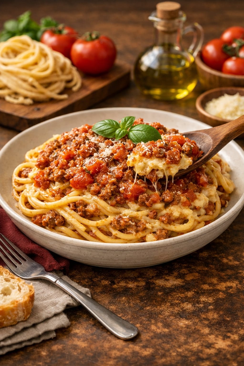 Macarrão à Bolonhesa Artesanal